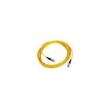 FC Fiber Patch Cord with Yellow Cable , SM , MM Fiber Optic