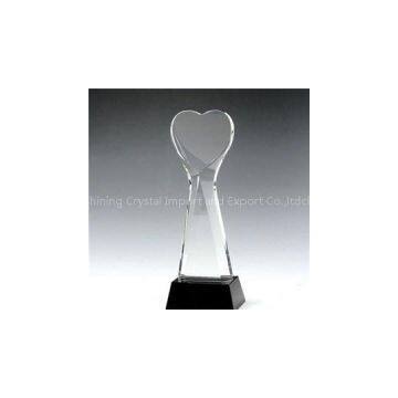 Glass Heart Trophy