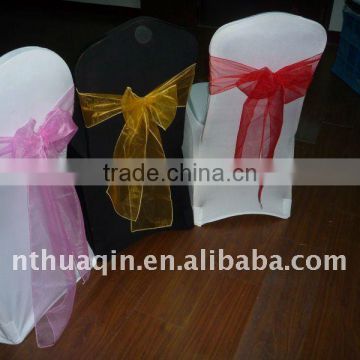 Organza sash for chair cover chair sash for wedding banquet