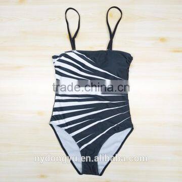 black zebr printl swimwear bikini/ kohi latest fashion shell mermaid bikini swimwear