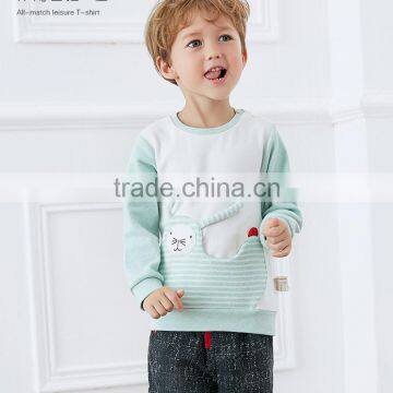 B40713A wholesale children long sleeve tops boys cotton shirt