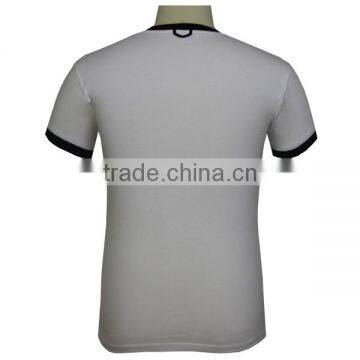 2017 Custom Man Black White Embroidery T-shirts photo-3