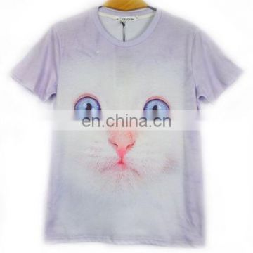 Summer Fashion Mens 3D Animal Print-Hamster Round Top T-Shirt Graphic Casual Tee