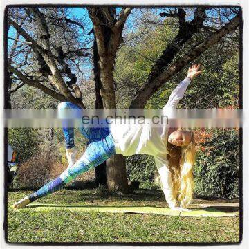 Fitness Yoga Workout Pants High Waist Yoga Pants Custom Printed Tights photo-5