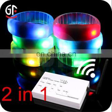 Concert Music Festival Supplies China 2 In 1 Function RFID Remote Control Led Wristband