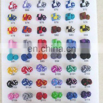 wholesale silk knot cufflinks