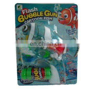 the clown fish bubble blower guns light