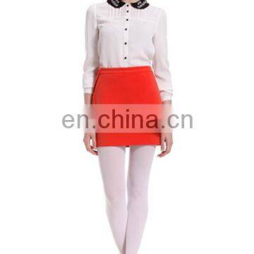 New style autumn european red bodycon latest sexy skirt design pictures young girls in m
