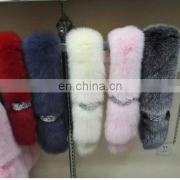 new style rex rabbit fur knitted scarf for lady winter