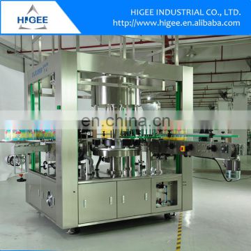 Full automatic round and square bottle hot melt glue stick labeling machine