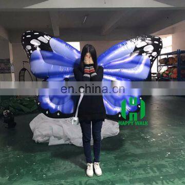 HI CE standard advertising inflatables butterfly wings costume