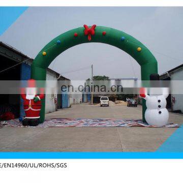 Merry christmas holiday inflatable snowman inflatable christmas arch