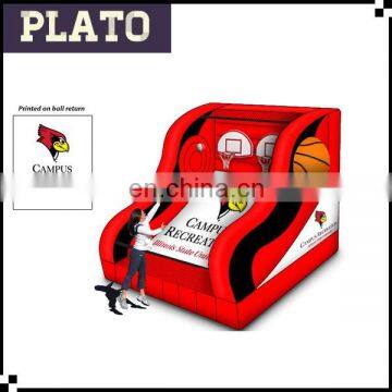 Inflatable basketball free shoot out blow up basket sport equipment