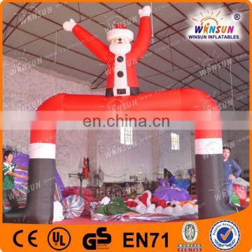 Good quality inflatable christmas decorations arch