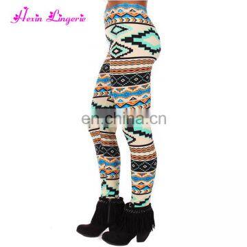 Top Selling Women Printed Long Lularoe Made Waistband Custom Fitness Leggings Push up