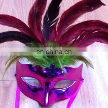 wholesale party masquerade masks with stick/half face masquerade masks MSK25