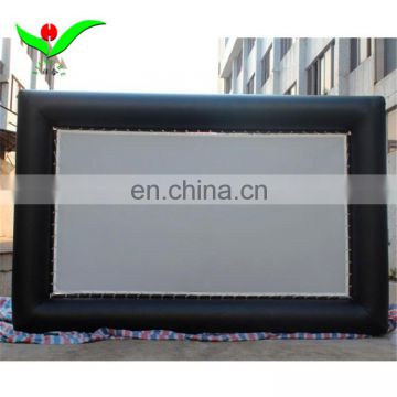 Rear and front projection inflatable outdoor PVC movie theater screen