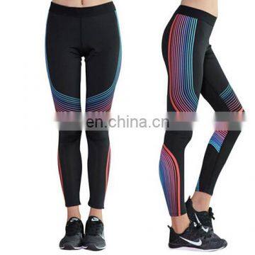 2017 Hot sale style yoga leggings fitness gym warm up leggings