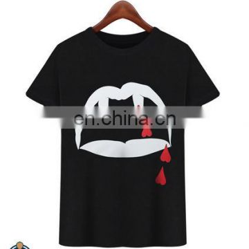 T-WT503 Summer China Supplier Ladies Black Custom Print T-Shirts