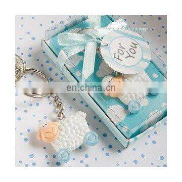 Un-baa-lievable Baby Collection Blue Toy Sheep Key Chains