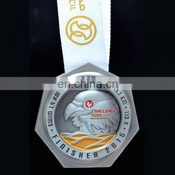 Custom Design Color Brilliancy Marathon Running Title Sport Ranked Race Metal Medal photo-2