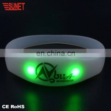 2018 New Programmable Remote Controlled Led bracelet Light Up Bracelet