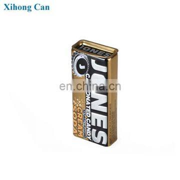 metal printed metal chewing gum case