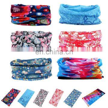 Promotional Seamless Style Multifunctional Bandanna Headwear Scarf Wrap Fabric Headband