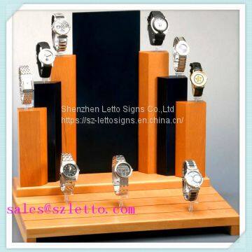 Jewelry wood display stands