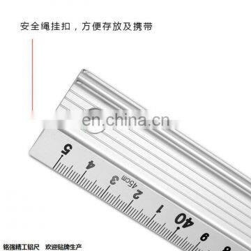 Customized Aluminium Multifunction Safety Cutting and Measuring Ruler photo-4