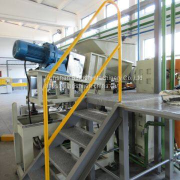 Rubber damping sheet extruder