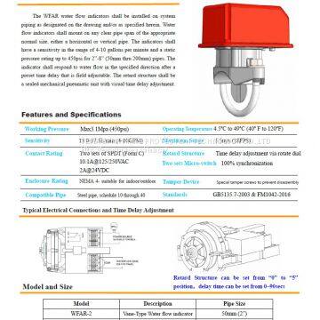 High Quality Water Flow Switch With Retard