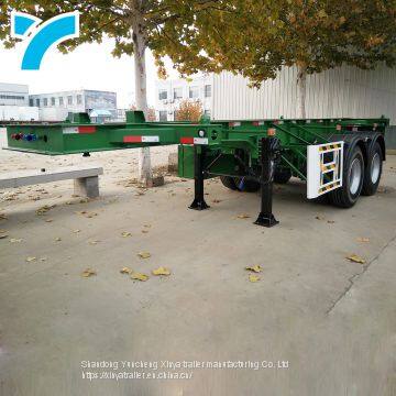 China Made Parts Trailer Skeleton Semi Trailer Mini Cargo Trailer