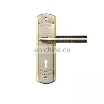 2017 Foshan New Patent Hot Sale High Quality Wooden Plate Door Handle Lock for Africa HD-B7D