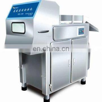 Meat block cutting off machine