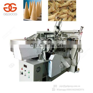 Factory Supply Ice Cone Making Machinery Snow Cone Maker Automatic Ice Cream Sugar Cone Machine