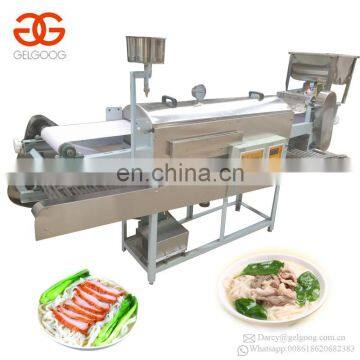 High Output Automatic Steamed Cold Rice Noodle Machine Commercial Rice Noodle Maker Cutter