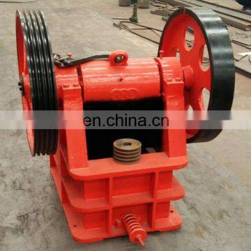 0.6-3t/h used small jaw crusher for sale with 150x250 inlet hopper