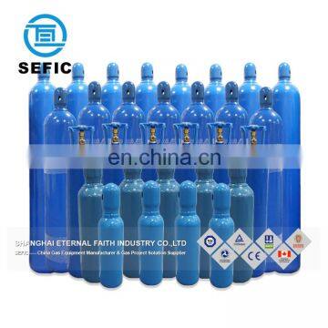 EN ISO 9809-1/ISO9809-3 Standard Oxygen Cylinder High Pressure Air Tank With 99.999% Oxygen Gas