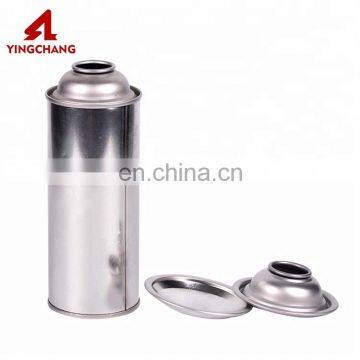 China suppliers tinplate empty aerosol can sizes without printing