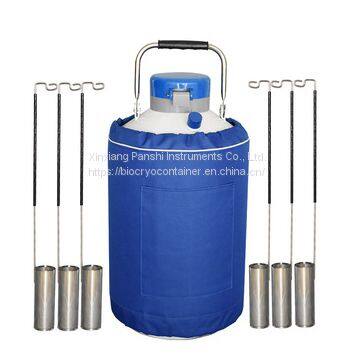 Portable Liquid Nitrogen Dewar Tank for storing livestock semen/bull semen