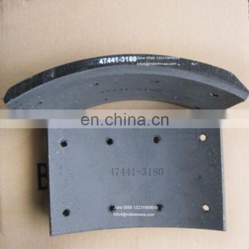 Japanese auto parts truck drum brake lining 47441-3180