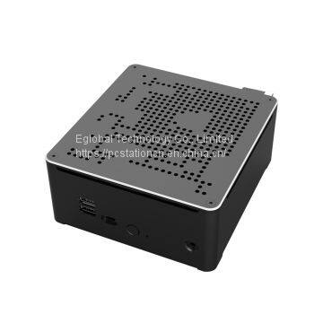 Mini Computer 2 Lan Intel i9 9880H i7 9850H Windows 10 Pro 2*DDR4 2*M.2 NVMe Desktop Gaming PC 4K HTPC DP HDMI photo-2