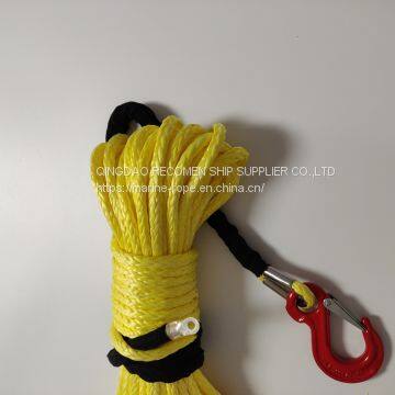 RECOMEN supply winch synthetic rope 12000  lbs 17000Ibs 17500lbs wireless 12v electric  winch synthetic rope