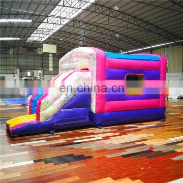 Beautiful Playground Mouse And Donald Duck Inflatable Jump House With Slide