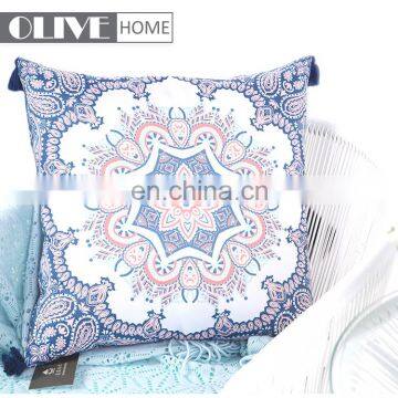 Unique Style Printed Waterproof Replacement Cushion Covers Outdoor Furniture With Tassels photo-7