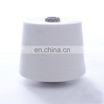 Wholesale Manufacturing 21s Crochet Milk Ring Spun White Pima Organic Cotton Knitting Yarn photo-2
