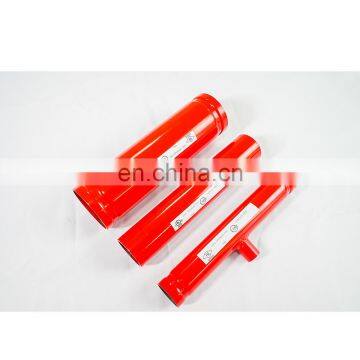 A795 4'' Red Epoxy Welded Steel Pipe Thread End SCH 40 photo-7