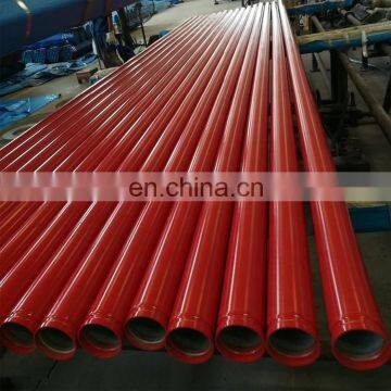 End grooved Welded carbon steel sprinkler water system pipe