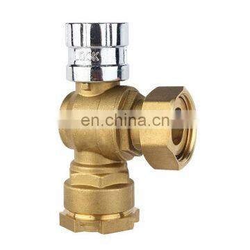 BWVA Brass Lockable Ball Valve With Magnetic Lock photo-2
